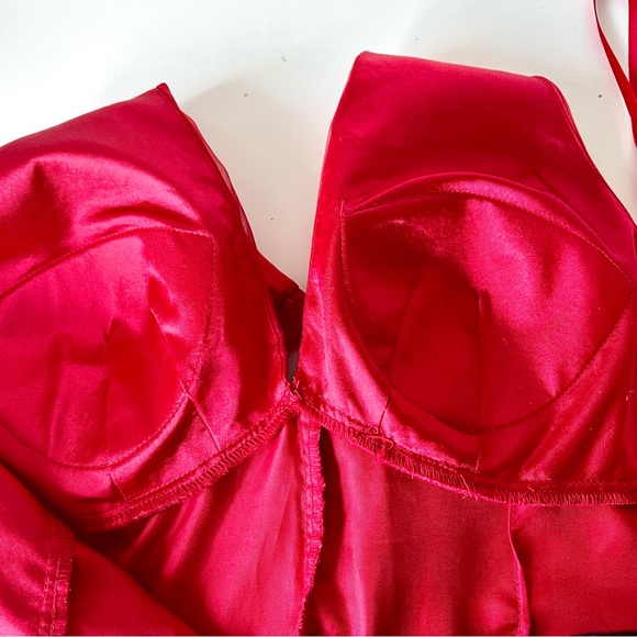 Vintage PHILiP DECAPRIO Embellished Halter Pin Up Formal Dress—SZ. 8 - Picture 17 of 17